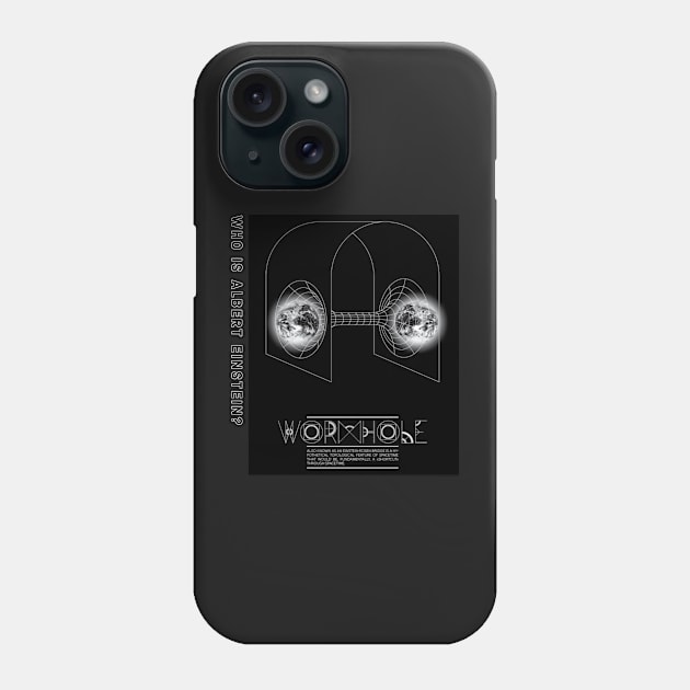 Wormhole Theory Phone Case by Kanjiworldwide