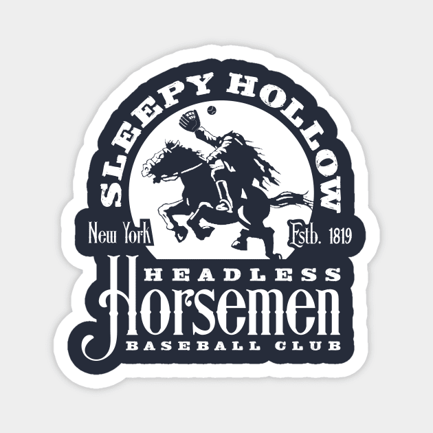 Sleepy Hollow Headless Horsemen Magnet by MindsparkCreative