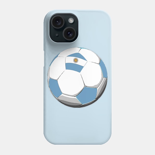 Argentina Soccer Phone Case by asaiphoto