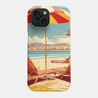 Costa del Sol Beach Spain Travel Tourism Retro Vintage Phone Case