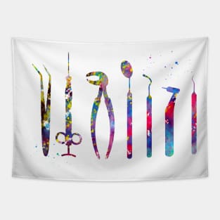 Dentist Tools Tapestry