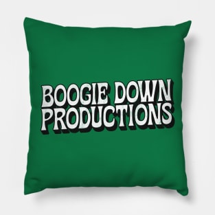 Boogie Down Productions // Retro Hip Hop Typography Design Pillow