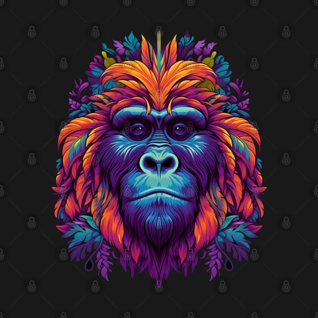 Funky Hippie Gorilla by Obotan Mmienu