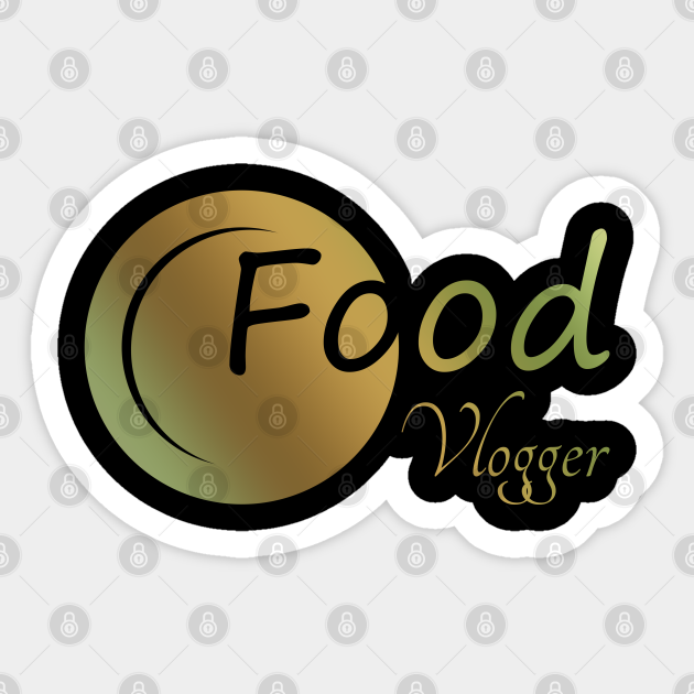 Food Vlogger 06 - Vlogger - Sticker