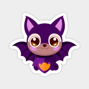 Cute Funny Bat - Halloween Magnet