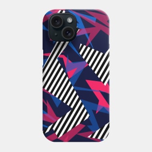 Geometrical shapes abstract pattern Phone Case