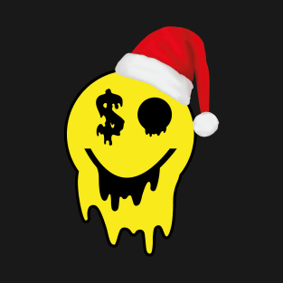 Psychedelic Smile Santa 2023 dollar T-Shirt