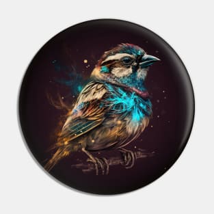 Magical Sparrow Design Pin