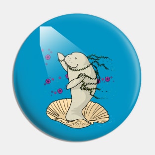 Venus manatee Pin