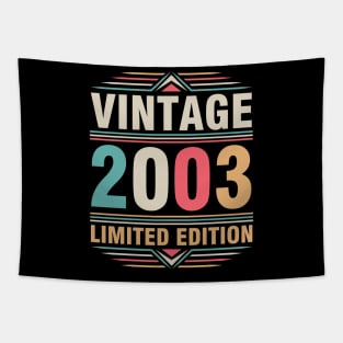 Vintage 2003 Ltd Edition Happy Birthday 19 Years Old Me You Tapestry