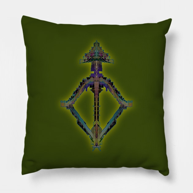 Sagittarius 1c Sage Pillow by Boogie 72