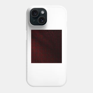 Red dot ripple pattern Phone Case