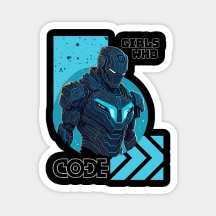 Girls who code | Iron suit Magnet