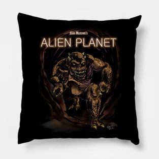 Alien Planet - Dweller in Cave Pillow