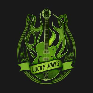 Lucky Flaming Guitar T-Shirt