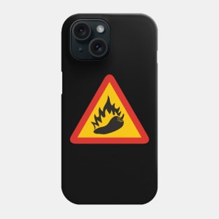 Hot Pepper Danger Sign Phone Case