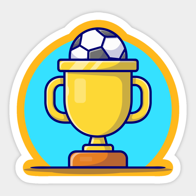 Soccer Gold Trophy Cartoon Vector Icon Illustration (2) - Trophy - Sticker | TeePublic Soccer Gold Trophy Cartoon Vector Icon Illustration (2) - Trophy - Sticker | TeePublic