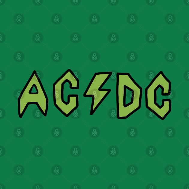 Butt-Head AC/DC - Green by Botak Solid Art