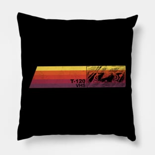 Retro T120 Vhs Pillow