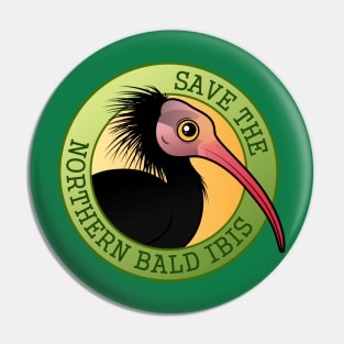 Save the Northern Bald Ibis Pin