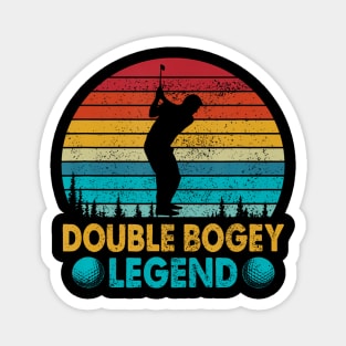 Double Bogey Legend Funny Golf Player Magnet