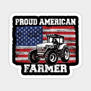 Proud American Farmer Agriculturist Farming Magnet