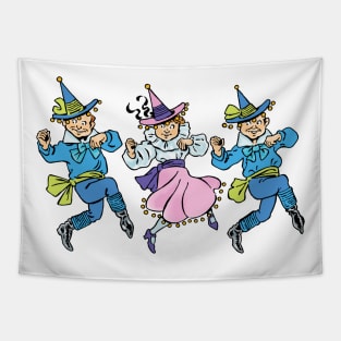 Vintage Munchkins from the Wizard of Oz Tapestry