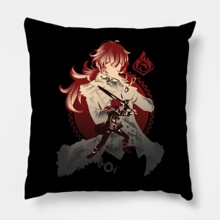 Dark Side of Dawn Diluc Pillow