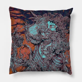 Drowning in Thoughts Pillow