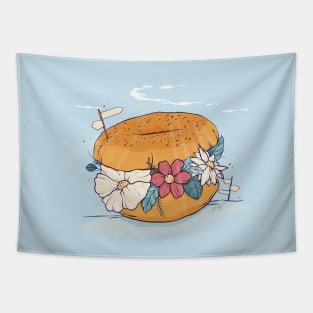 Bagel fortune teller Tapestry