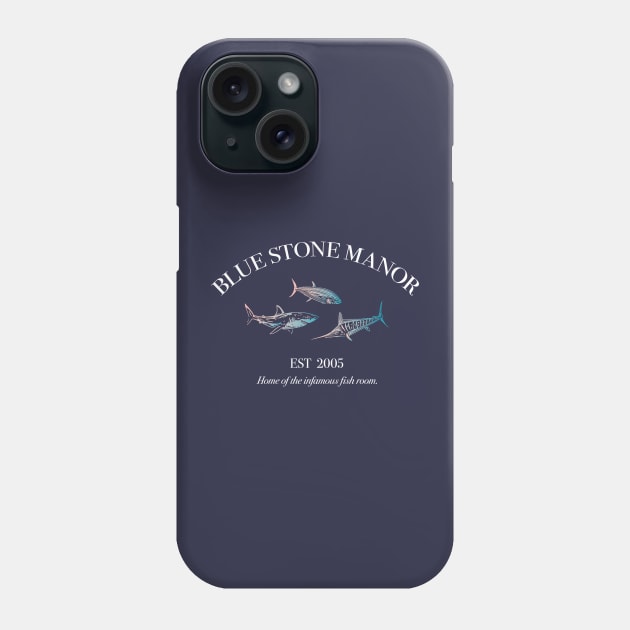 Blue Stone Manor Phone Case by Cat Bone Design