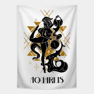 Aquarius zodiac sign Tapestry