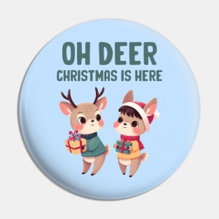 Oh Deer Christmas is Here Pin