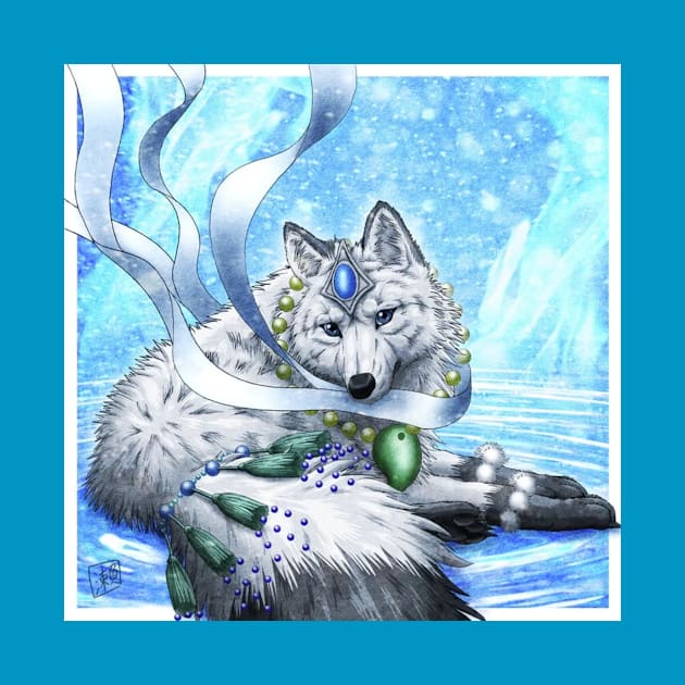 Snowy Ice Wolf Shirt by CattyLPS