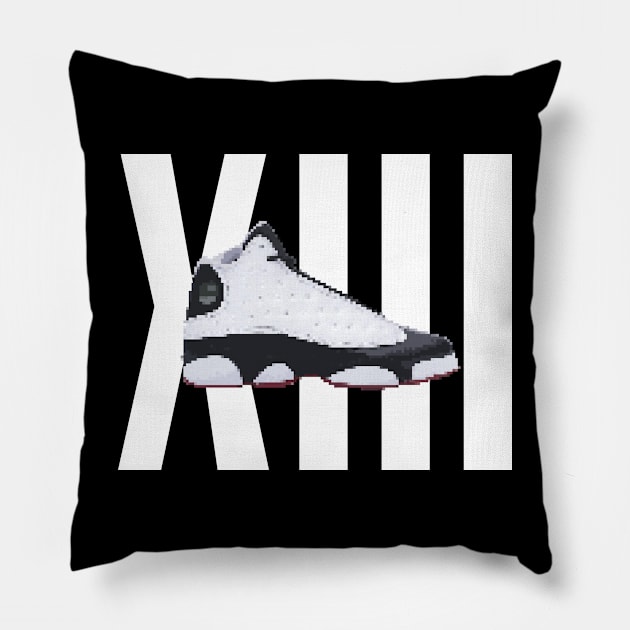 AJ 13 Pillow by Buff Geeks Art