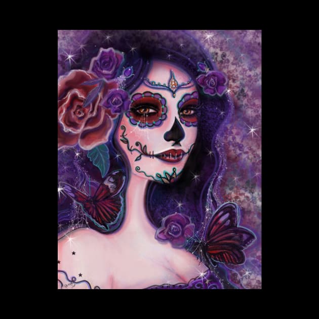 Day of the dead Cantana Rose By Renee Lavoie by ReneeLLavoie