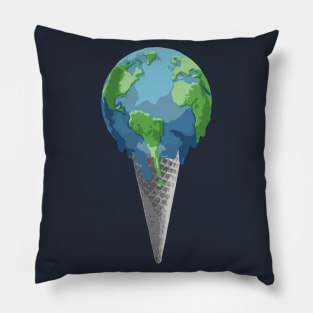 Earth is Melting Pillow