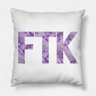 Purple Tie Dye FTK Pillow