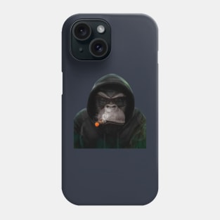 Chimp Smoking Phone Case