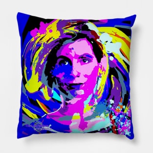 swirl 13th Doctor Pillow