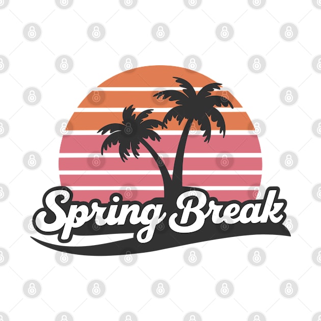 Spring Break Party Hard Or Go Home by Macphisto Shirts