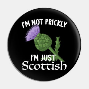 Scottish Pride Thistle Flower Pin