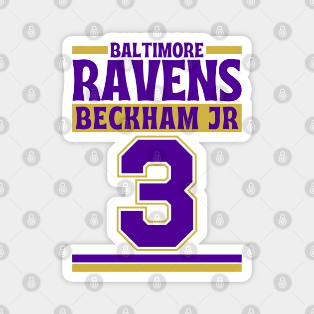 Baltimore Ravens Beckham Jr 3 Edition 3 Magnet by Astronaut.co