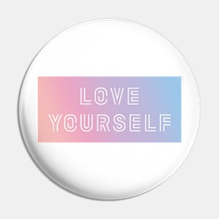 BTS LOVE YOURSELF PASTEL GRADIENT Pin