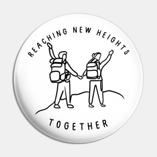 Reaching New Heights Together, Hiking Pin