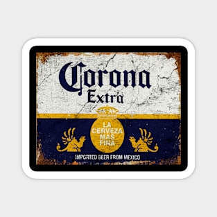 Yellow Corona beer extra Magnet