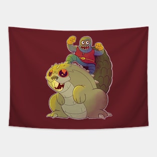 Gorilla Knight Forever Tapestry