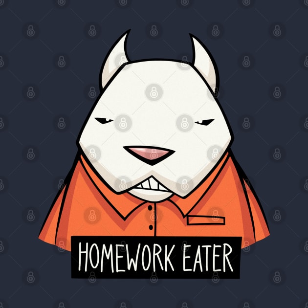 The Homework eater by Gerty