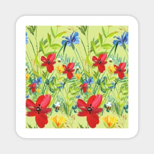 Spring , Summer , Floral Bonanza Magnet