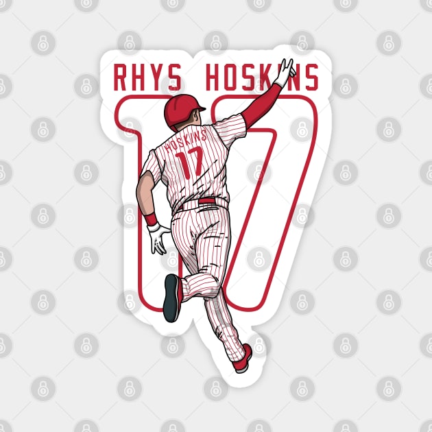 Rhys Hoskins Comic Style Magnet by mia_me